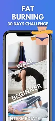 Wall Pilates workout at home android App screenshot 0