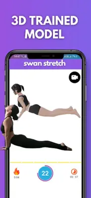 Wall Pilates workout at home android App screenshot 1