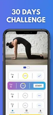 Wall Pilates workout at home android App screenshot 2