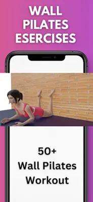 Wall Pilates workout at home android App screenshot 4